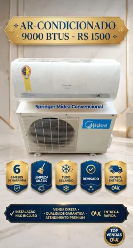 Ar condicionado convencional 9000 BTU
