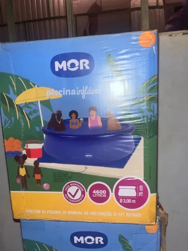 Piscina Inflável redonda 4600 litros tamanho familia nova lacrada