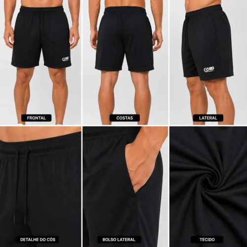 Short duplo masculino