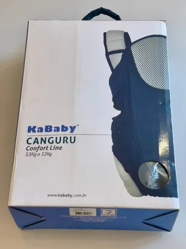 Canguru Confort Line Kababy Azul Marinho - Seminovo, Usado 2 Vezes