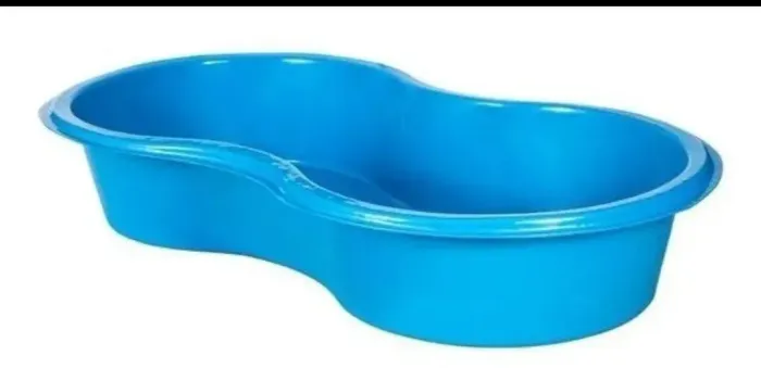 Piscina feijão azul multiuso de polietileno 100lts