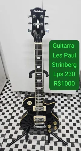 Guitarra Les Paul Strinberg Lps 230 R$1000 reais