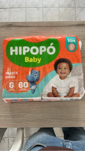 Fralda Hipopó G 60 unidades