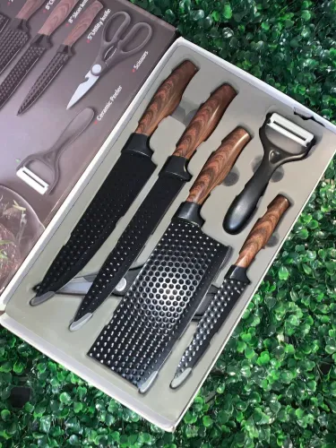 Conjunto de Facas Inox 6 Peças - Novos