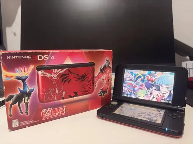 Nintendo 3DS XL Edição Especial/Limitada Pokémon X Y Vermelho