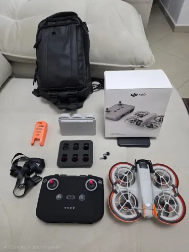 DJI NEO Combo - Fly More (Combo completo com baterias extras e acessórios