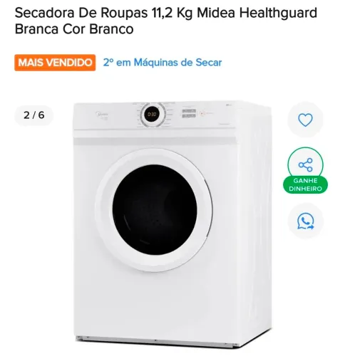 Vendo maquina Secadora Midea 