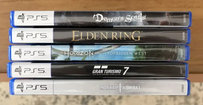 Jogos PS5 PlayStation 5 - Demon Souls, Horizon Forbidden West, Elden Ring, Gran Turismo 7