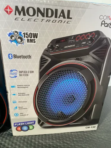 Caixa Amplificada Cm-150 Bivolt Preto Mondial