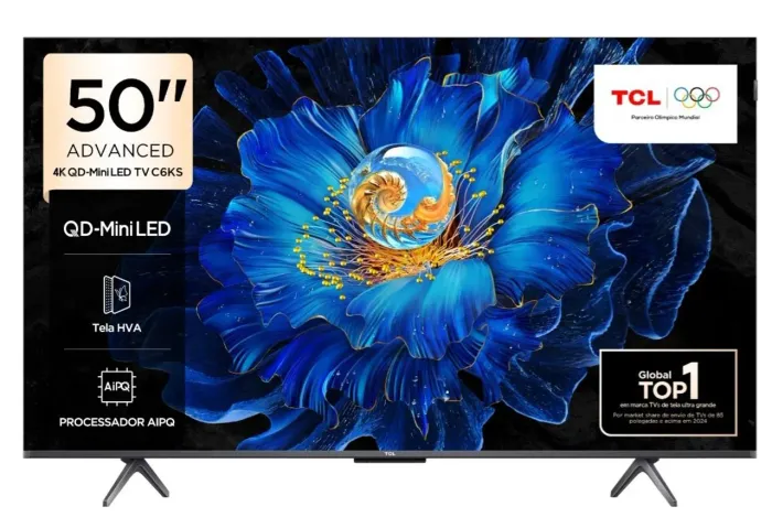 TV TCL MINI LED 50"