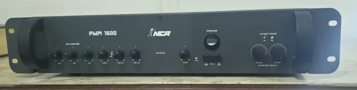 Amplificador NCA-PWM 1600 linha 70v e 210v