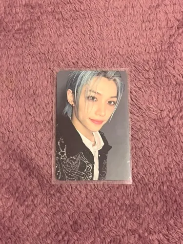 Photocard original do Felix do Stray Kids da era Rock-Star