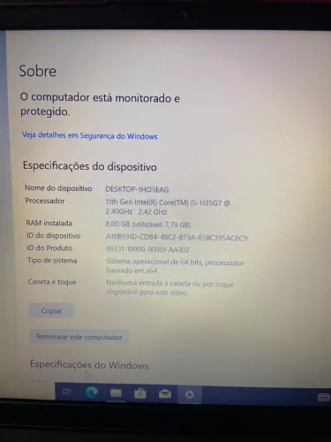Notebook Lenovo 5 unidades disponíveis