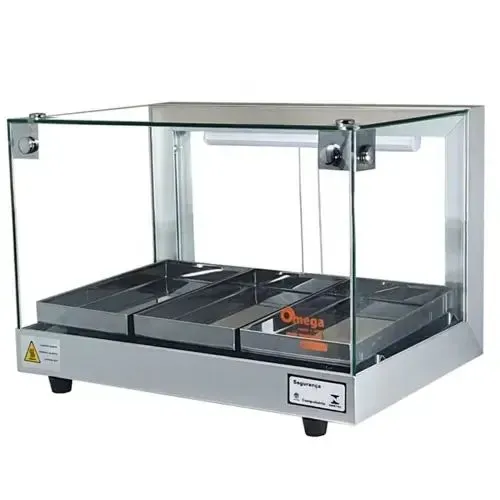 Estufa para salgados 3 bandejas - 220V - Omega