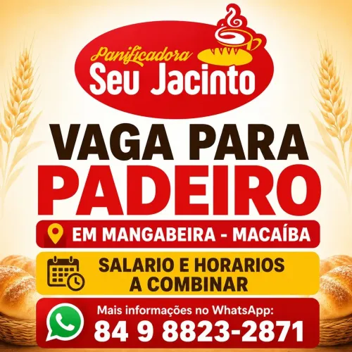 VAGA PARA PADEIRO