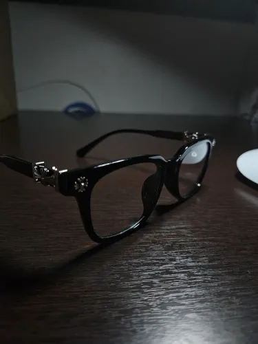 Óculos Chrome Hearts Anti-Luz Azul Preto