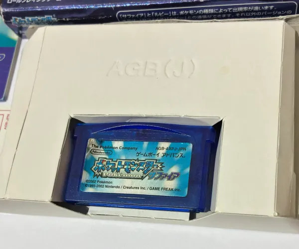 Pokémon Sapphire Original japonês game boy Advance
