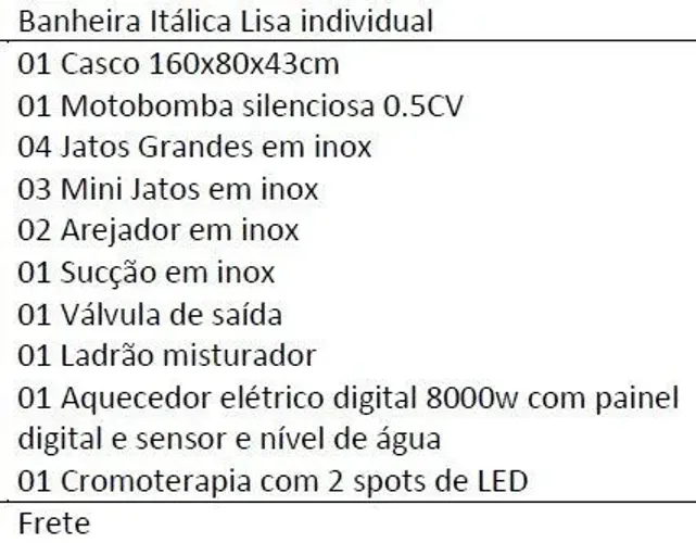 Banheira de hidromassagem 