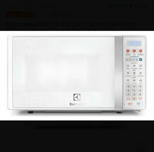 Microondas Electrolux 20l novo 