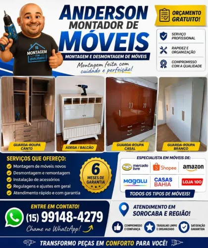 MONTADOR DE MOVEIS NO GERAL