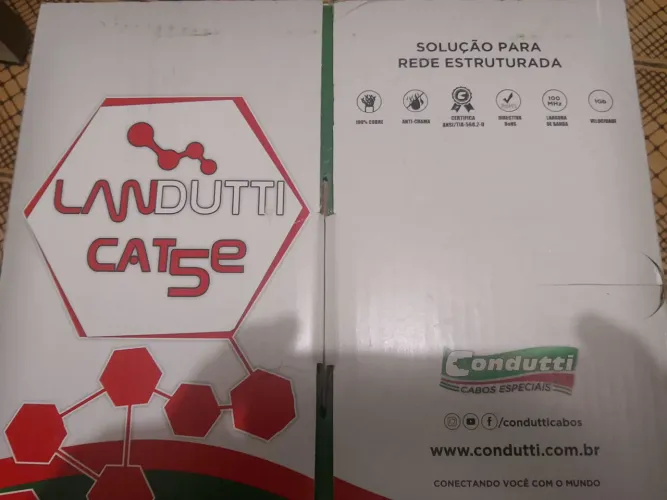 Cabo de rede CAT 5e Landutti
