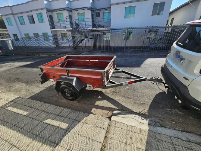 Carretinha Milênio Lagoeiro 2,00 x 1,20m | Muito Nova | Pneus Novos