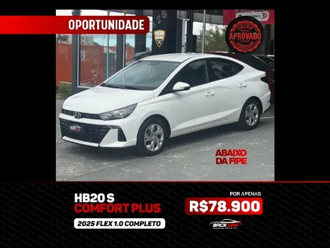 Hyundai HB20S Comfort Plus 1.0 Flex 12V Mec. 2025