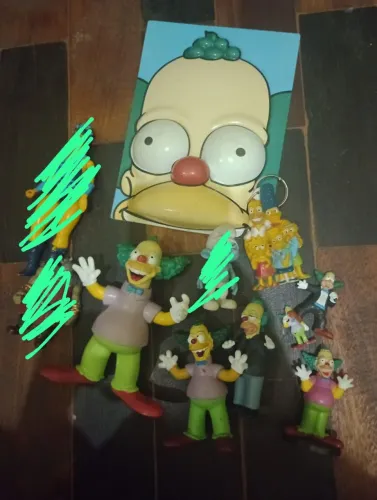Lote bonecos coleção Simpsons 