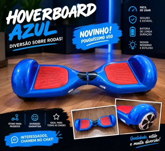 Skate elétrico - hoverboard
