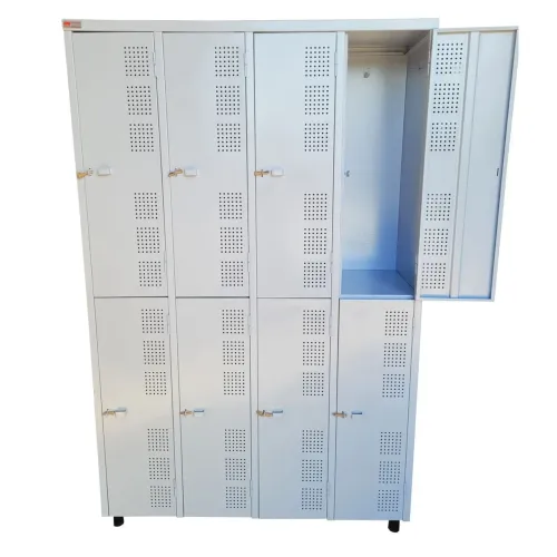Armário Vestiário 8 Portas 1900x120x420 mm P/ Cadeado