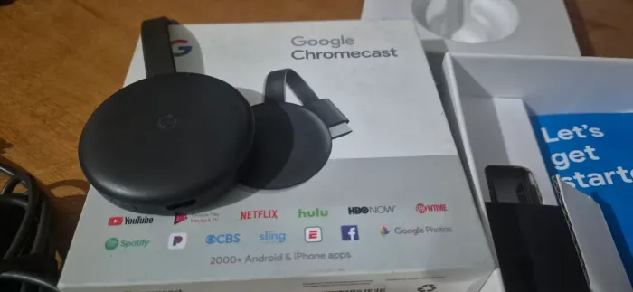 Chromecast 3° Geração Usado na caixa completo!