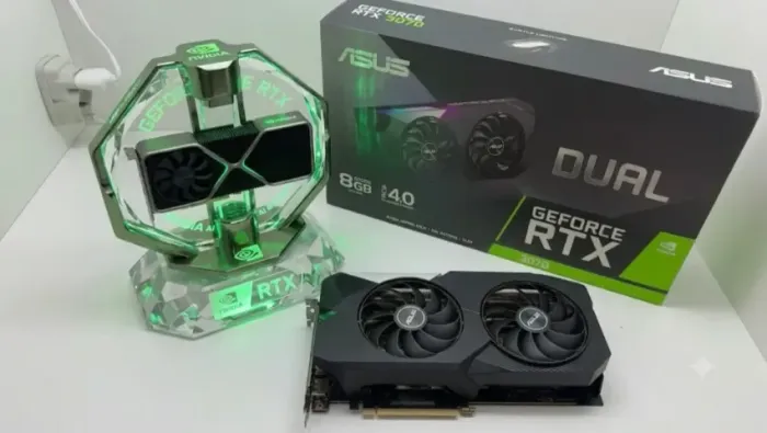 Placa De Video Asus Rtx 3070 Dual Oc ( Muito Nova ) !