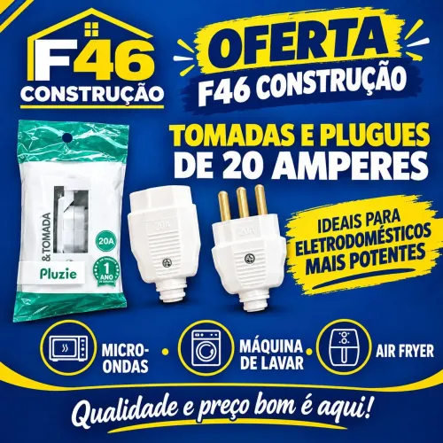 Tomadas 20 amperes