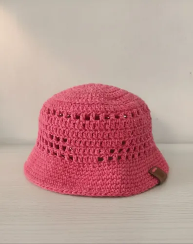 Bucket chapéu em crochê 