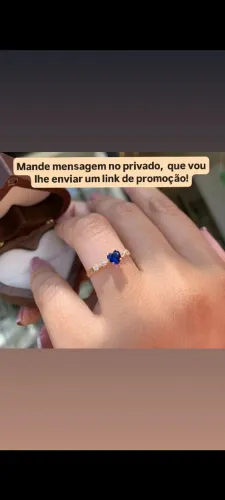 Anel de ouro 18k