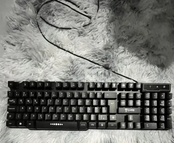 Kit gamer teclado + mouse + fone