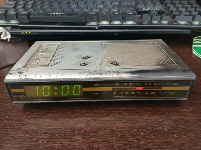 Rádio Relógio Seiko Japão 