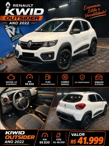 Renault Kwid Outsider 1.0 Flex 12V 5P Mec. 2022