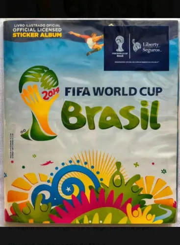 Vendo álbum da copa do mundo de 2014, colado e com capa, muito bem conservado 