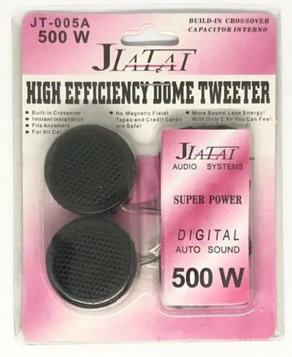 Par Mini Tweeter Som Universal Mini 160w Painel e Porta Malas JLatai Novo na Embalagem