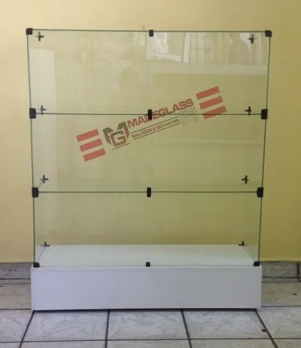 Balcão Vitrine c/ Base em MDF - Novo