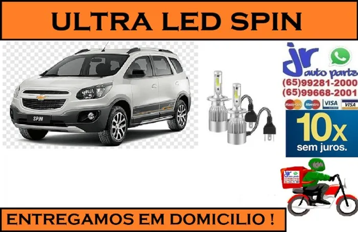 Lampada Ultra LED (baixa) Spin 6000K 12V 24V