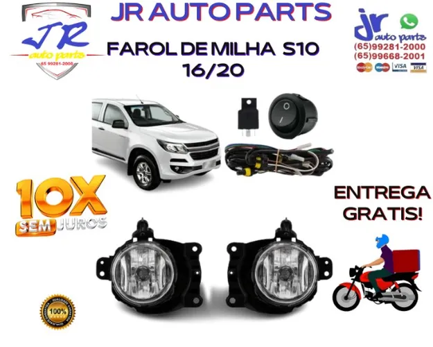 Kit Farol de Milha S10 16/20