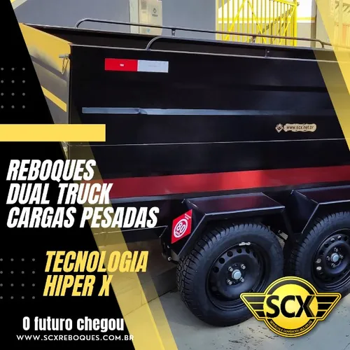 Reboque 2 eixos, melhores carretinhas do mercado! A melhor do Brasil Scx