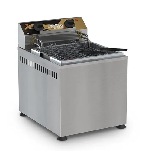 Fritadeira Elétrica Zona Fria de Óleo De Mesa 18L 8000W Red