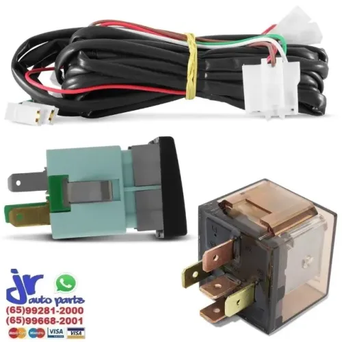 Kit Farol de Milha Agile 2009 2010 2011 2012 2013 Auxiliar Neblina 