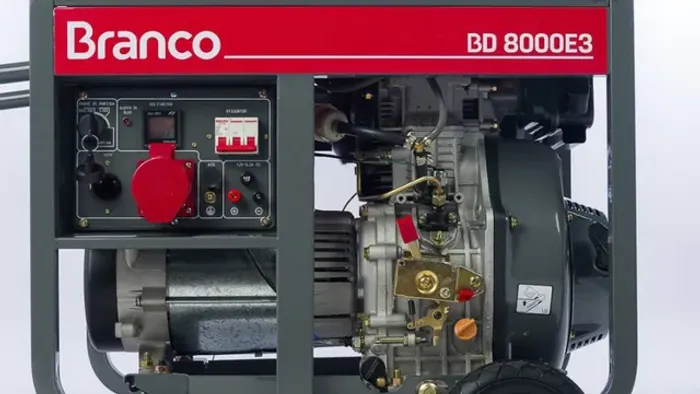 Gerador Branco BD-8000 E3 - Trifásico 220V