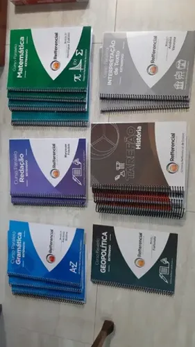 Apostilas enem e vestibular + apostilas biologia , física e química 