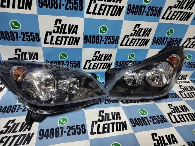 par farol fume vectra 2006 2007 2008  mascara negra novo importado