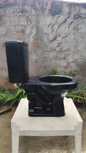 Bacia acoplada preta Deca